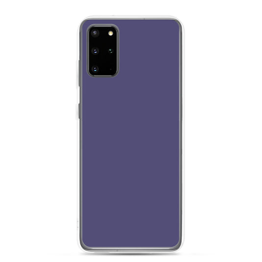 Corn Flower Blue Samsung Clear Thin Case Plain Color CREATIVETECH