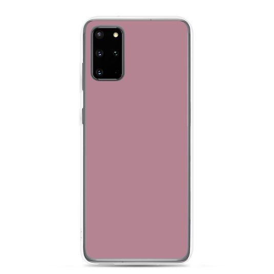 Tapestry Deep Ash Pink Samsung Clear Thin Case Plain Color CREATIVETECH