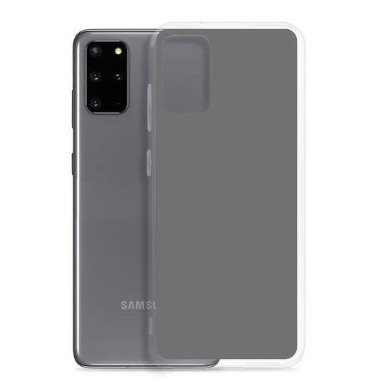 Grey Samsung Clear Thin Case Plain Color CREATIVETECH