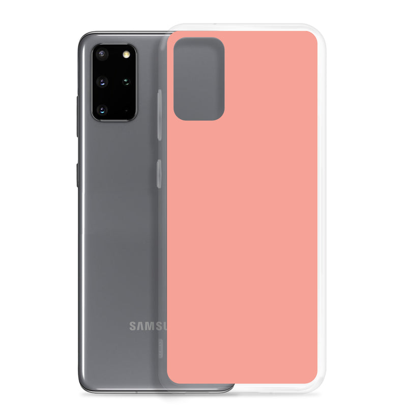 Load image into Gallery viewer, Mona Lisa Red Samsung Clear Thin Case Plain Color CREATIVETECH