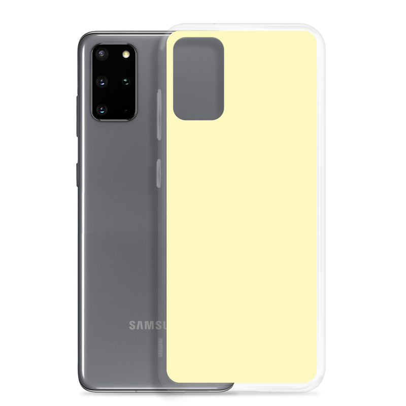 Load image into Gallery viewer, Cumulus Yellow Samsung Clear Thin Case Plain Color CREATIVETECH