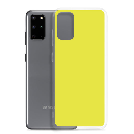 Starship Yellow Samsung Clear Thin Case Plain Color CREATIVETECH