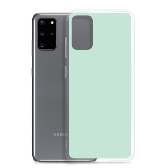 Aero Blue Green Samsung Clear Thin Case Plain Color CREATIVETECH
