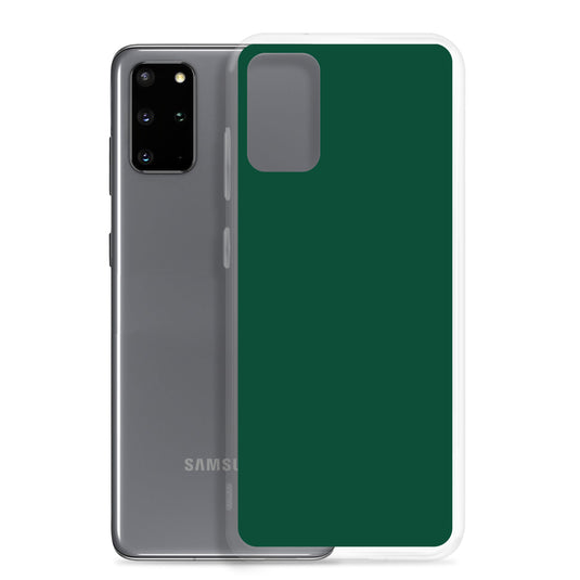 British Racing Green Samsung Clear Thin Case Plain Color CREATIVETECH