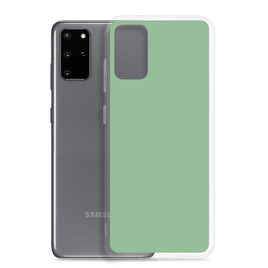 Sea Green Samsung Clear Thin Case Plain Color CREATIVETECH