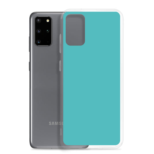 Viking Blue Samsung Clear Thin Case Plain Color CREATIVETECH