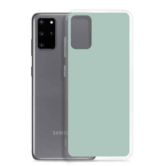 Opal Green Blue Samsung Clear Thin Case Plain Color CREATIVETECH