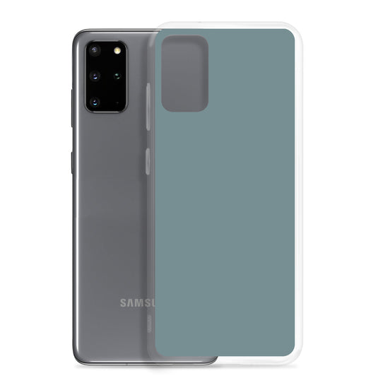 Gothic Blue Samsung Clear Thin Case Plain Color CREATIVETECH
