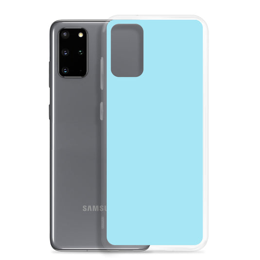 Blizzard Blue Samsung Clear Thin Case Plain Color CREATIVETECH