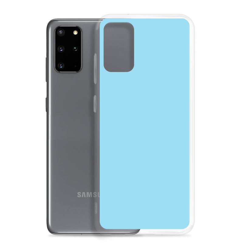 Load image into Gallery viewer, Columbia Blue Samsung Clear Thin Case Plain Color CREATIVETECH