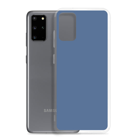 Kashmir Blue Samsung Clear Thin Case Plain Color CREATIVETECH