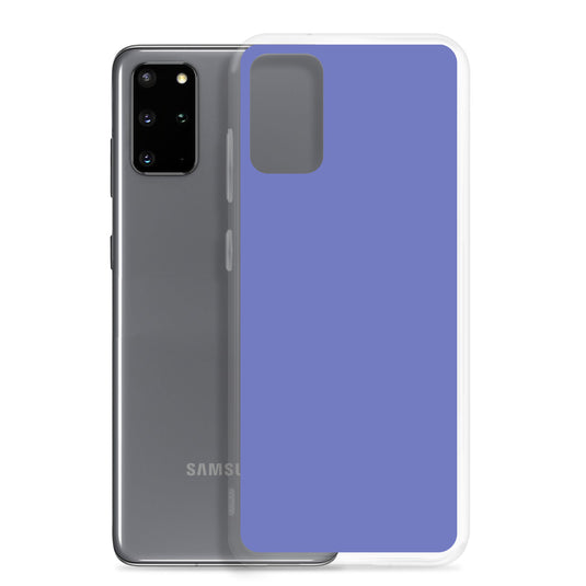 Medium Slate Blue Samsung Clear Thin Case Plain Color CREATIVETECH