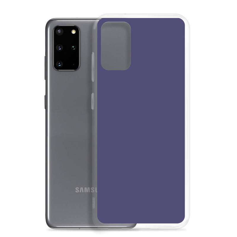 Load image into Gallery viewer, Corn Flower Blue Samsung Clear Thin Case Plain Color CREATIVETECH