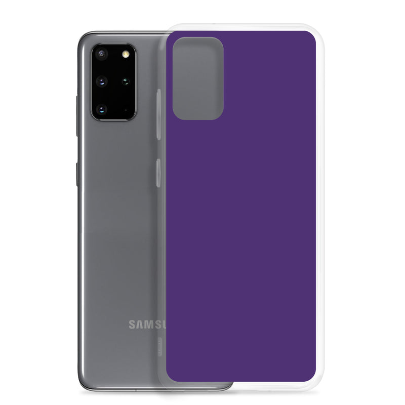 Load image into Gallery viewer, Purple Samsung Clear Thin Case Plain Color CREATIVETECH
