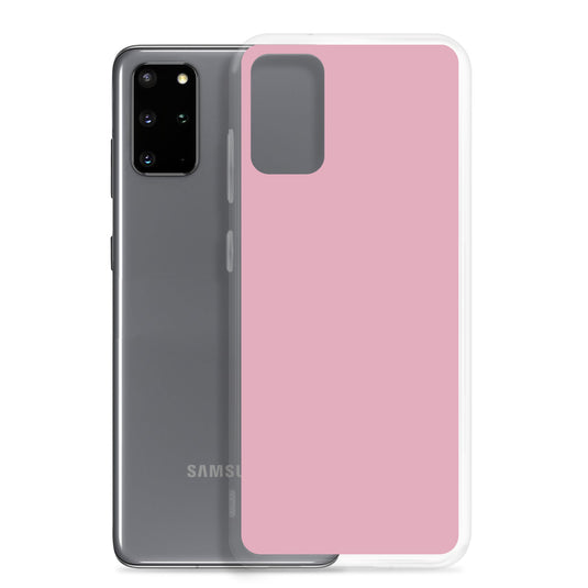 Melanie Pink Samsung Clear Thin Case Plain Color CREATIVETECH