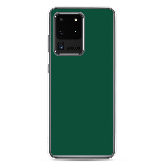 British Racing Green Samsung Clear Thin Case Plain Color CREATIVETECH