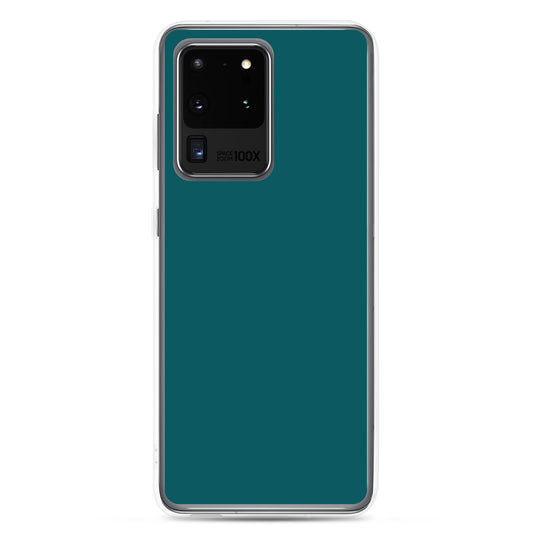 Sherpa Blue Samsung Clear Thin Case Plain Color CREATIVETECH