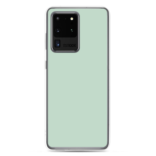 Shallow Edgewater Blue Samsung Clear Thin Case Plain Color CREATIVETECH
