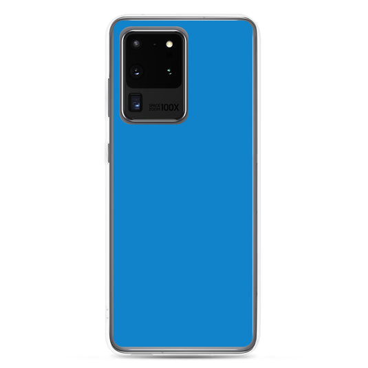 Navy Blue Samsung Clear Thin Case Plain Color CREATIVETECH