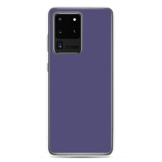 Corn Flower Blue Samsung Clear Thin Case Plain Color CREATIVETECH