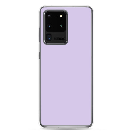 Fog Violet Samsung Clear Thin Case Plain Color CREATIVETECH