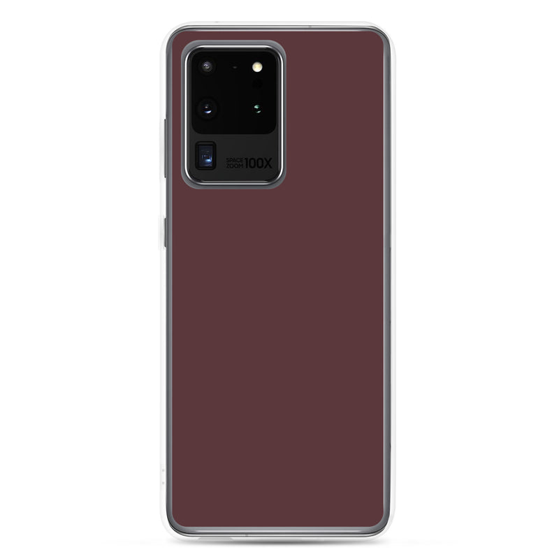 Load image into Gallery viewer, Cab Sav Brown Samsung Clear Thin Case Plain Color CREATIVETECH