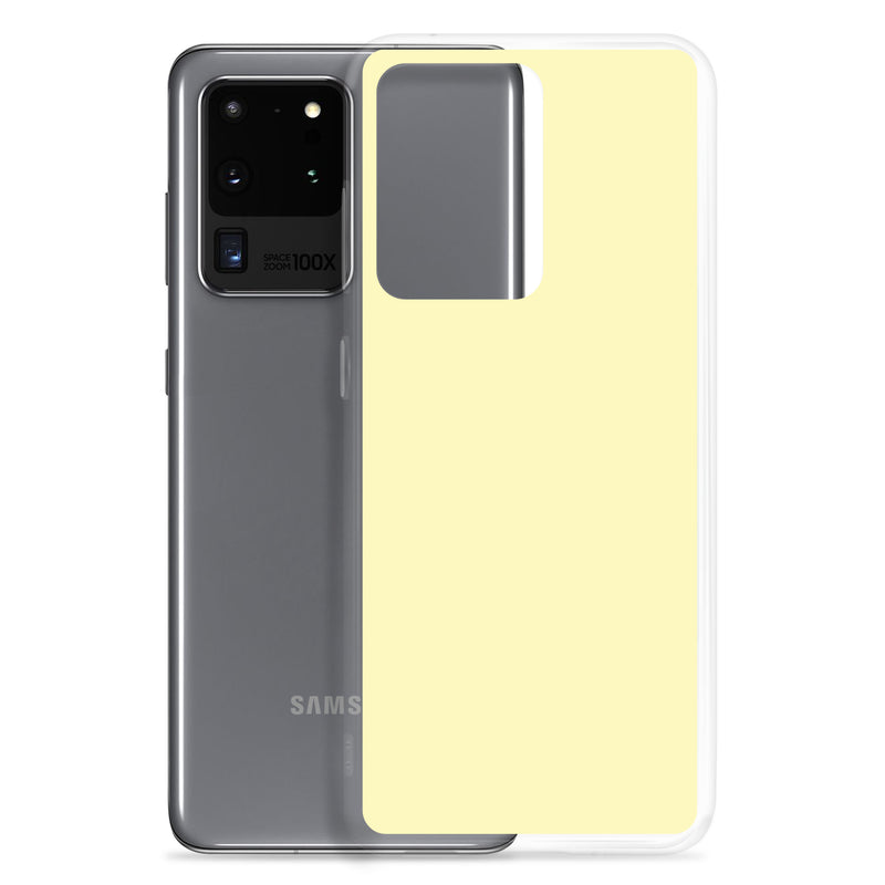 Load image into Gallery viewer, Cumulus Yellow Samsung Clear Thin Case Plain Color CREATIVETECH