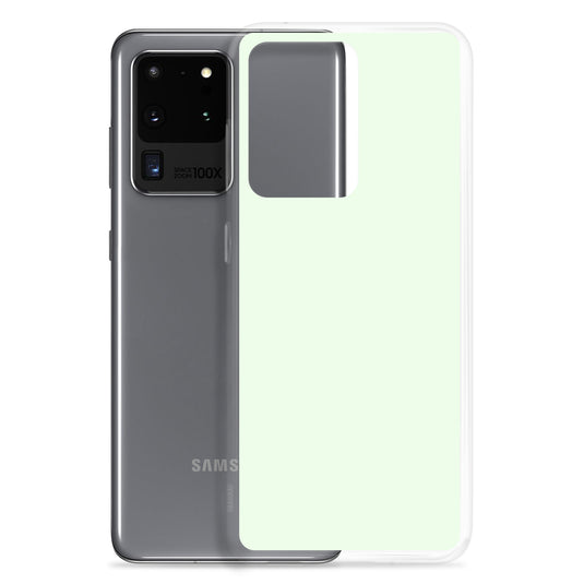 Honeydew Green Samsung Clear Thin Case Plain Color CREATIVETECH