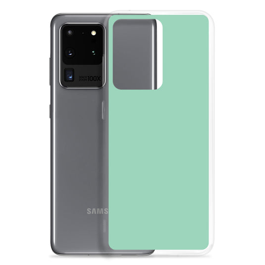 Vista Blue Green Samsung Clear Thin Case Plain Color CREATIVETECH