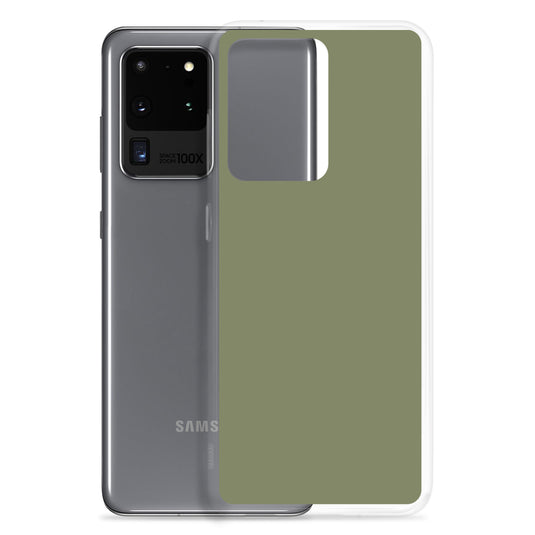 Finch Green Samsung Clear Thin Case Plain Color CREATIVETECH