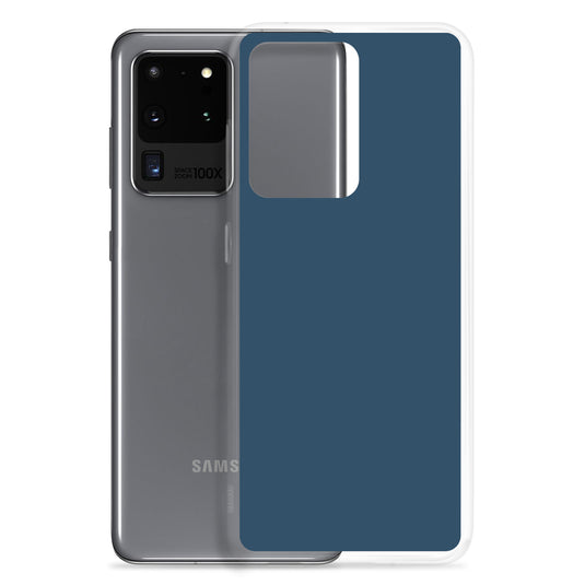 Arapawa Blue Samsung Clear Thin Case Plain Color CREATIVETECH