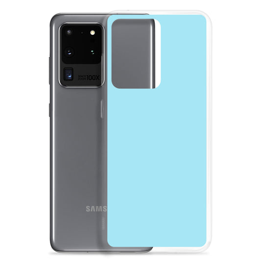 Blizzard Blue Samsung Clear Thin Case Plain Color CREATIVETECH