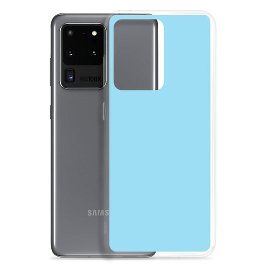 Columbia Blue Samsung Clear Thin Case Plain Color CREATIVETECH