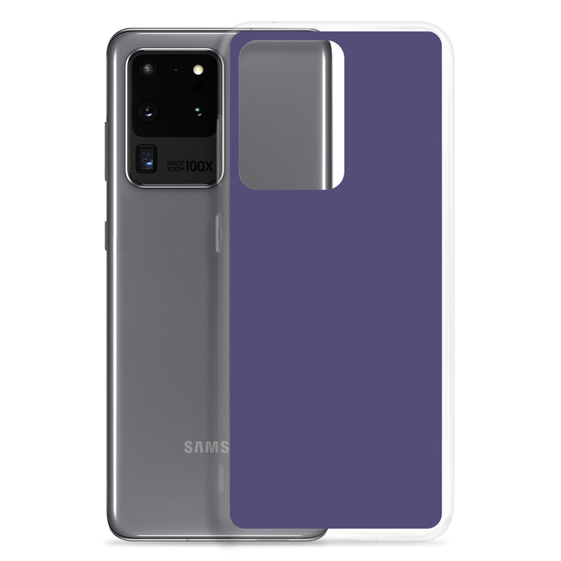 Load image into Gallery viewer, Corn Flower Blue Samsung Clear Thin Case Plain Color CREATIVETECH