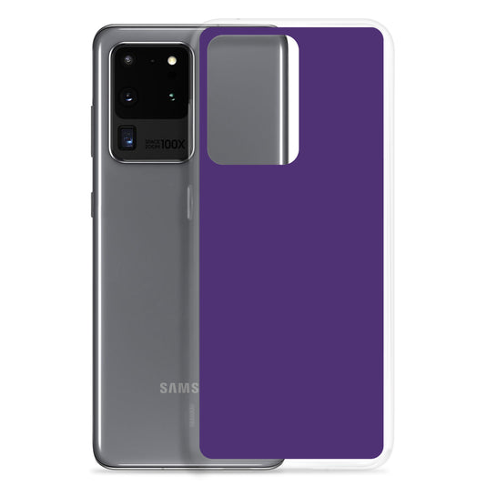 Purple Samsung Clear Thin Case Plain Color CREATIVETECH