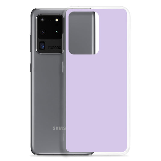 Fog Violet Samsung Clear Thin Case Plain Color CREATIVETECH