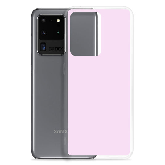 Selago Pink Samsung Clear Thin Case Plain Color CREATIVETECH