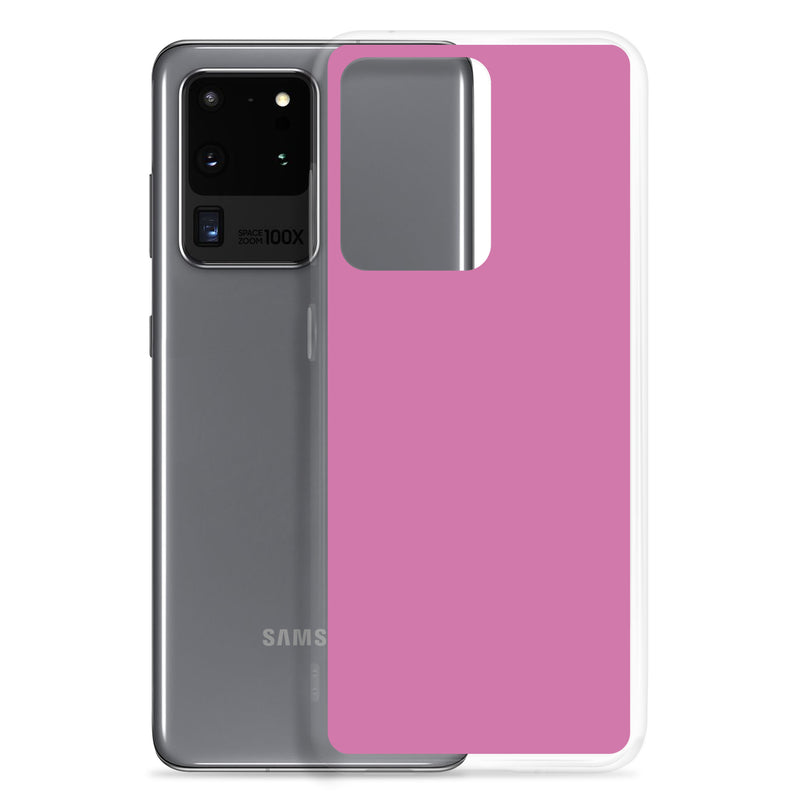 Load image into Gallery viewer, Hopbush Pink Samsung Clear Thin Case Plain Color CREATIVETECH