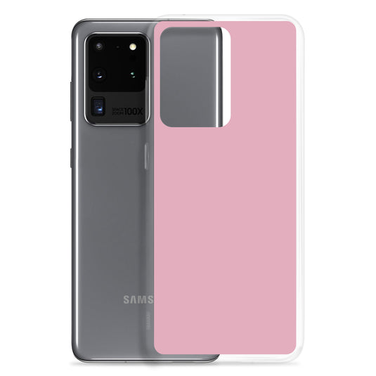 Melanie Pink Samsung Clear Thin Case Plain Color CREATIVETECH