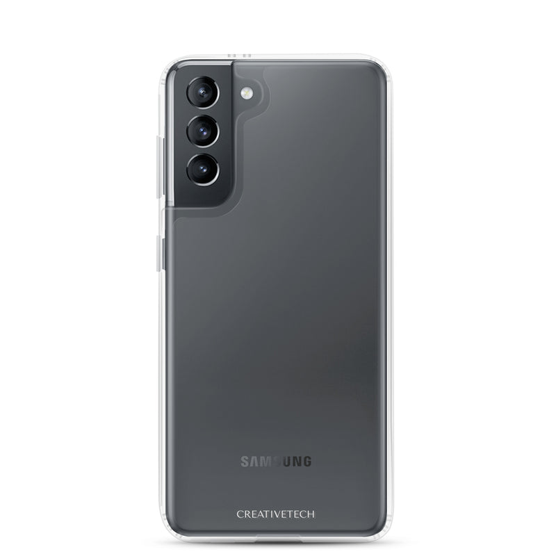 Load image into Gallery viewer, Transparent Flexible Clear Samsung Case Bump Resistant Corners CREATIVETECH