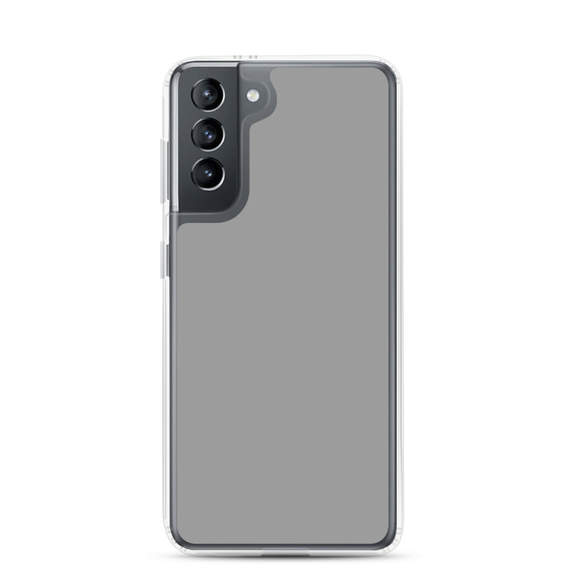 Load image into Gallery viewer, Nobel Grey Samsung Clear Thin Case Plain Color CREATIVETECH