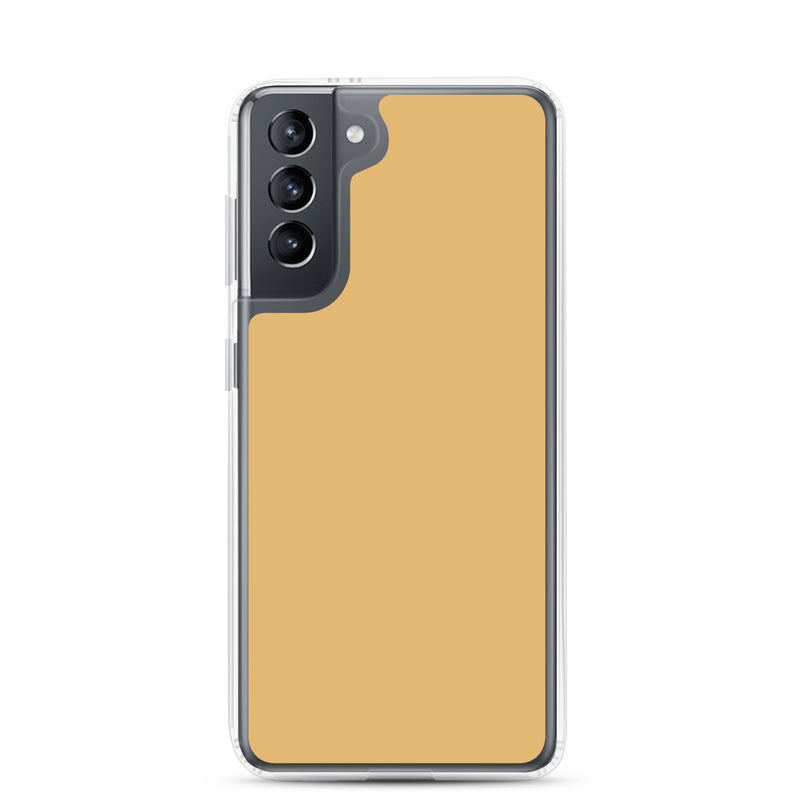Load image into Gallery viewer, Fawn Yellow Samsung Clear Thin Case Plain Color CREATIVETECH