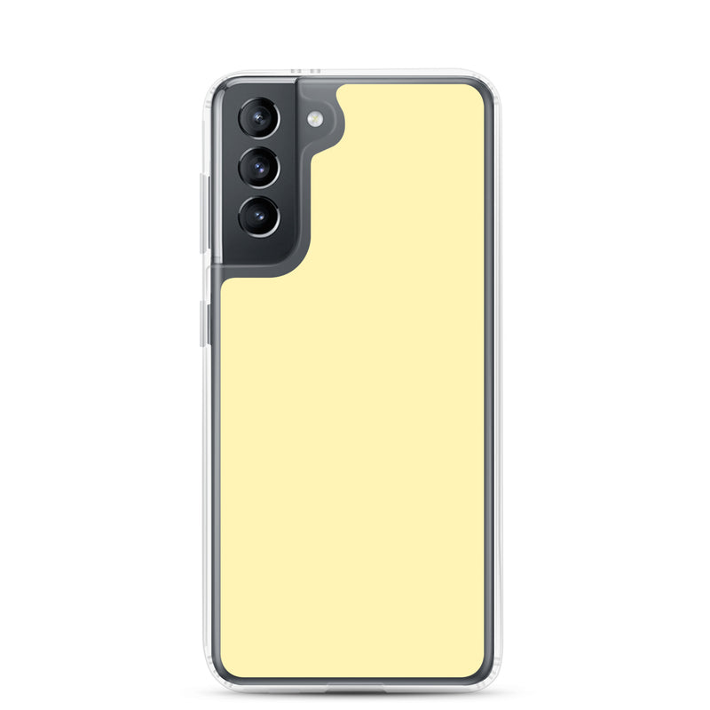 Load image into Gallery viewer, Banana Yellow Samsung Clear Thin Case Plain Color CREATIVETECH