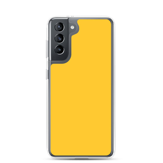 Yellow Samsung Clear Thin Case Plain Color CREATIVETECH
