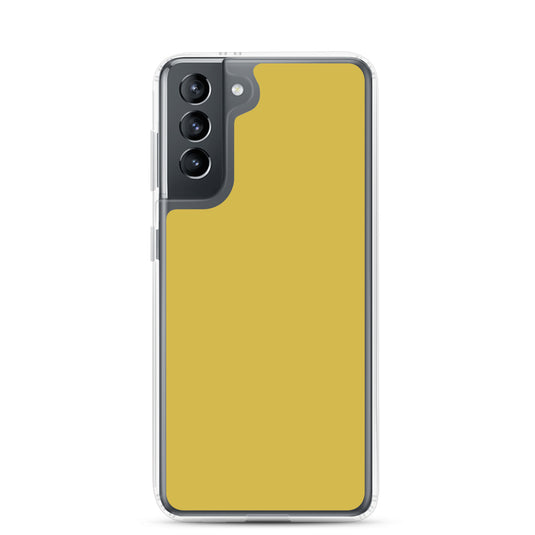 Old Gold Samsung Clear Thin Case Plain Color CREATIVETECH