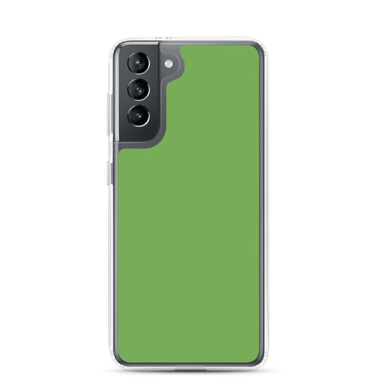 Green Samsung Clear Thin Case Plain Color CREATIVETECH