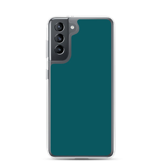 Sherpa Blue Samsung Clear Thin Case Plain Color CREATIVETECH