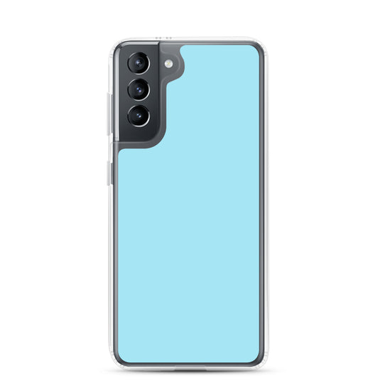 Blizzard Blue Samsung Clear Thin Case Plain Color CREATIVETECH