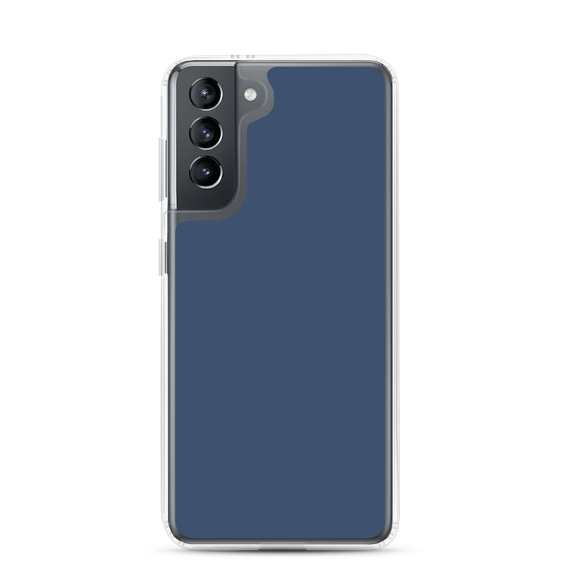 Load image into Gallery viewer, Cello Blue Samsung Clear Thin Case Plain Color CREATIVETECH