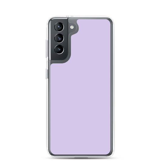 Fog Violet Samsung Clear Thin Case Plain Color CREATIVETECH